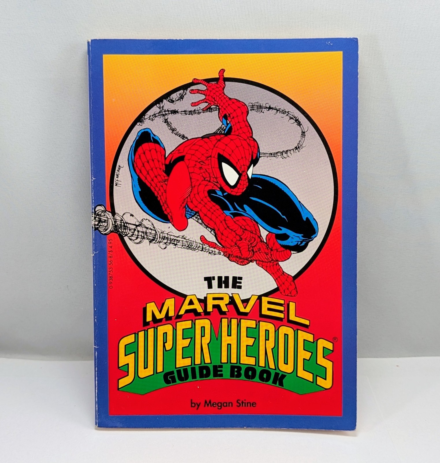 The Marvel Super Heroes Guide Book – Megan Stine 1991 Vintage 1st Edition PB