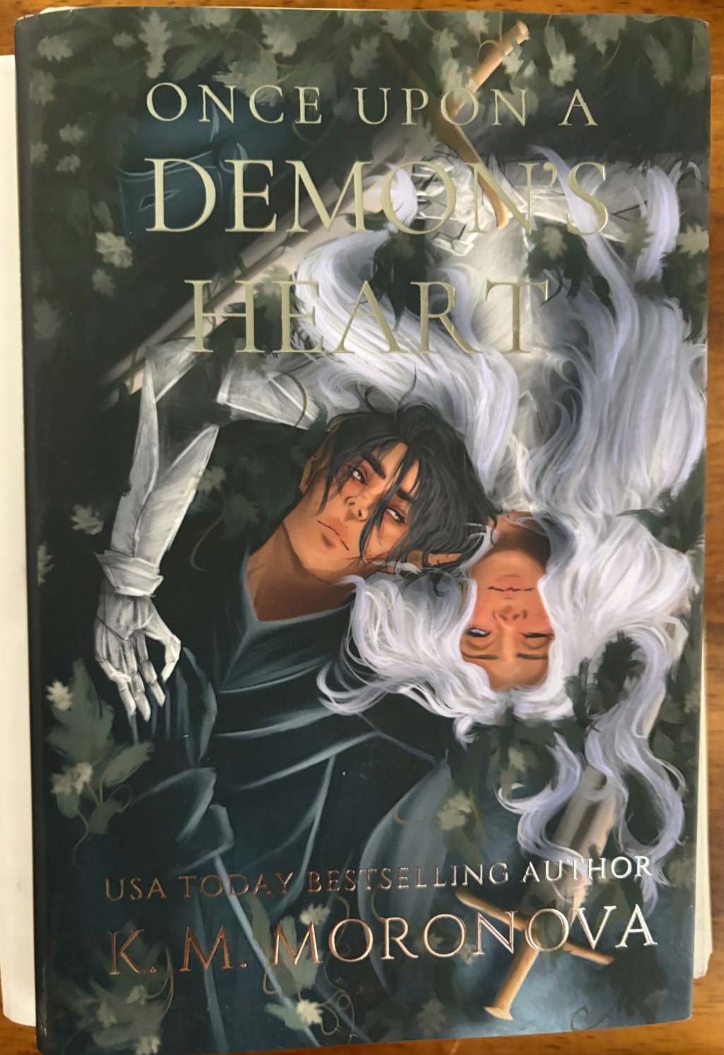 Once upon a demons heart website exclusive hardback signed K.M Moronova