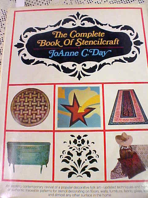 Vintage Complete Book of Stencilcraft Joanne C Day with Color Photographs 1974