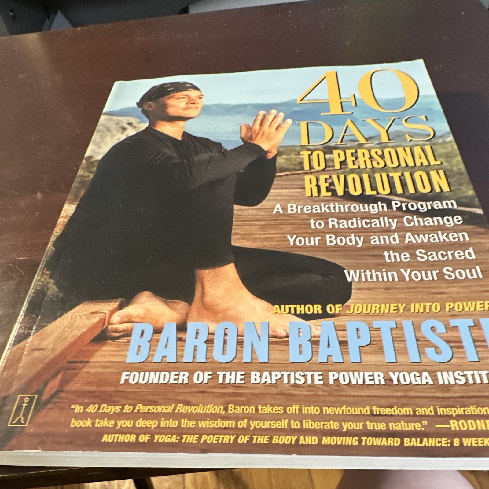 Baron Baptiste 40 Days to Personal Revolution Fireside PB 2004 Illus Yoga