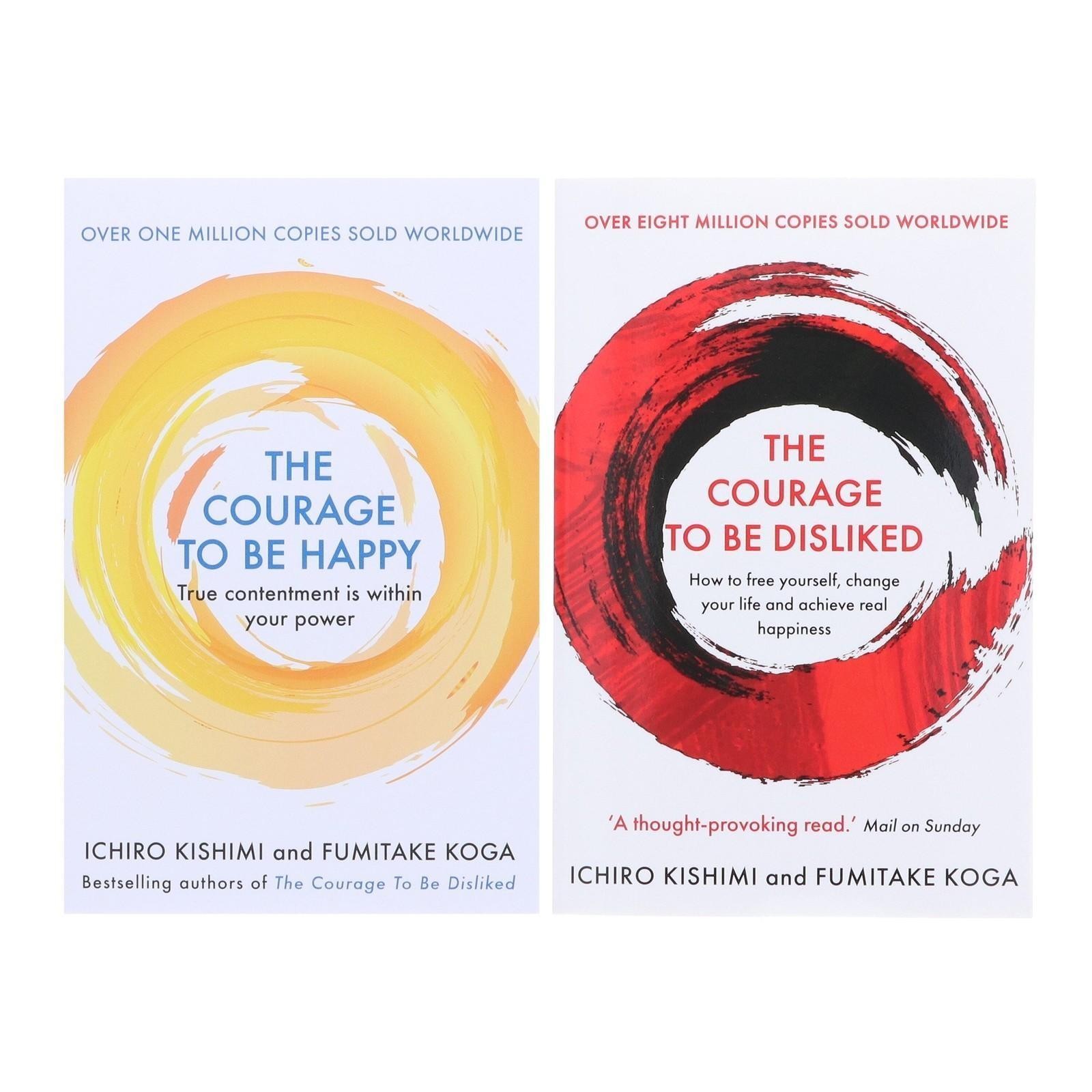 Ichiro Kishimi Courage to Be Disliked & Happy – 2 Book Set Paperback