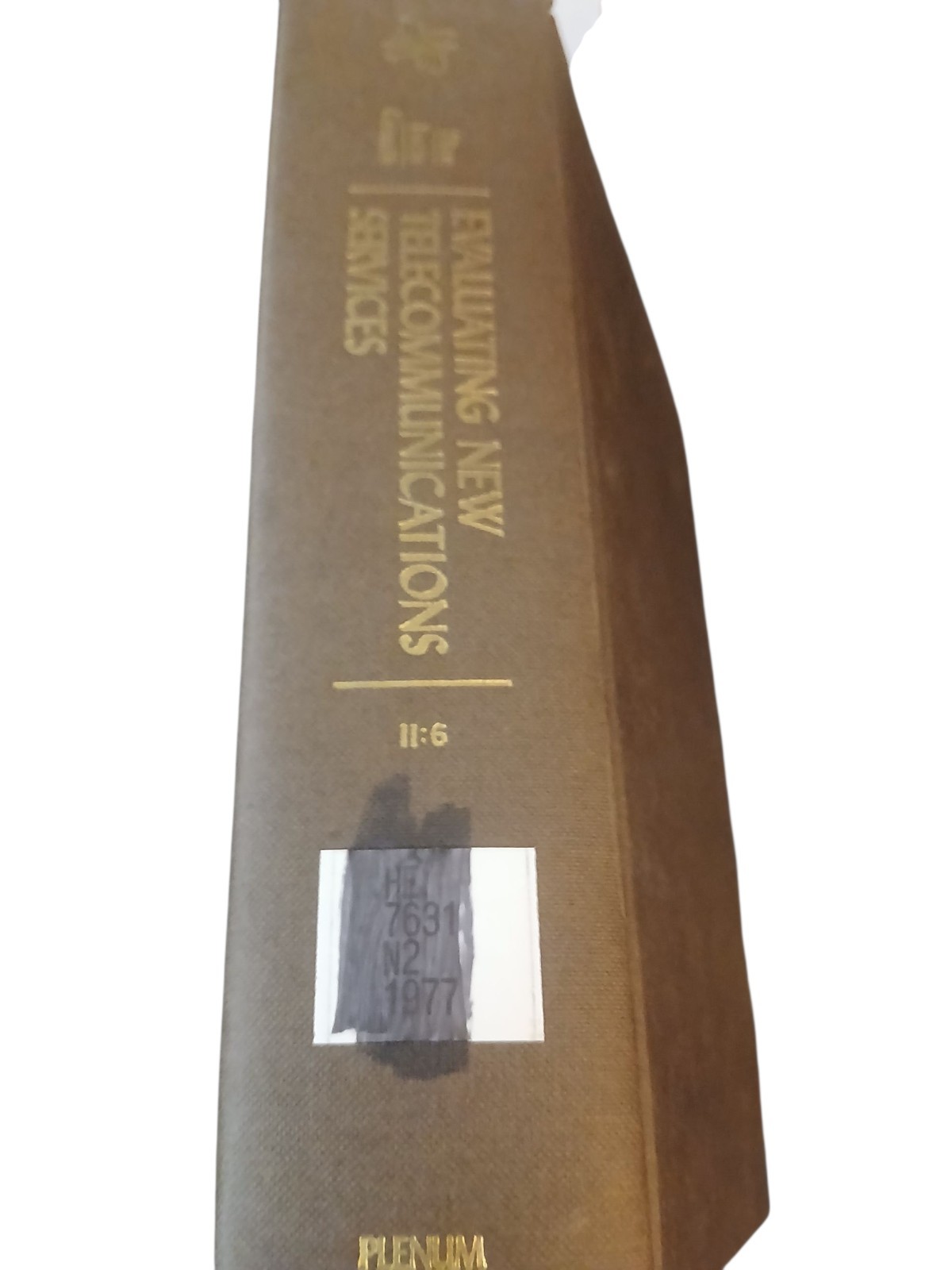 Evaluating New Telecommunications Services By Martin C. J. Elton Hardcover 1978