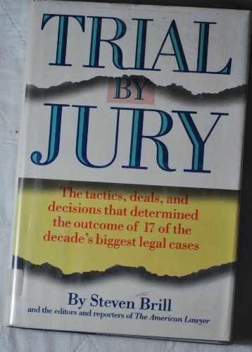 Trial by Jury – Hardcover, by Brill Steven – Acceptable