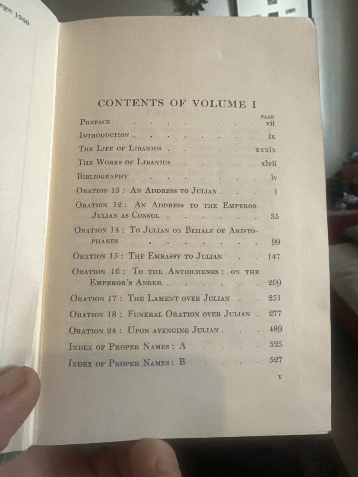 Libanius: Selected Orations Works, Loeb CL #451 & 452, 2 Vol HC, 1969 1977 Greek