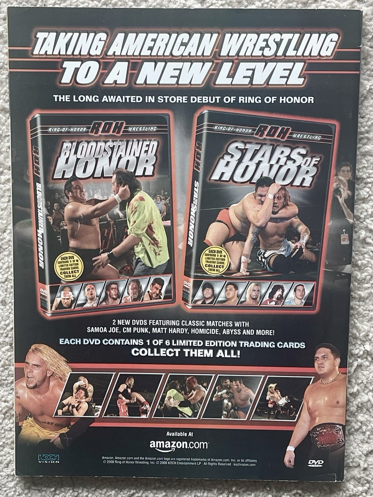 PRO WRESTLING ILLUSTRATED 2008 REPORT CARD OF STARS-164 PAGES COLLECTORS EDITION