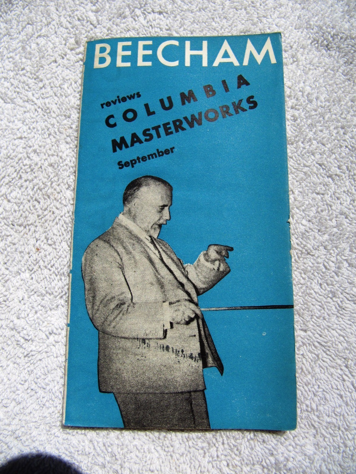 September 1941 COLUMBIA MASTERWORKS Supplement Reviews Beecham RECORD CATALOG