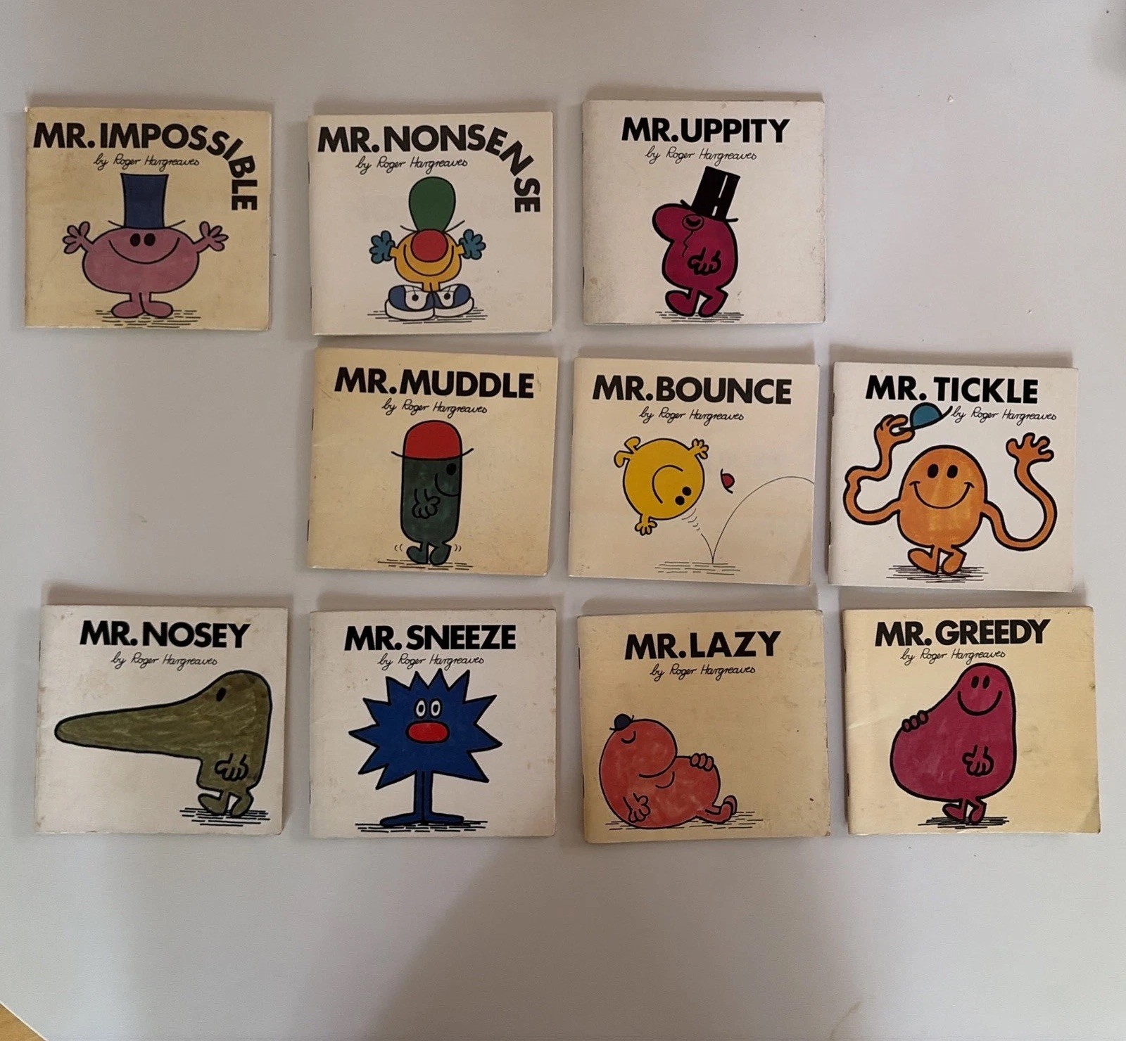 Vintage Little Miss Collectible Books Roger Hargreaves Lot Of Ten Paperbacks