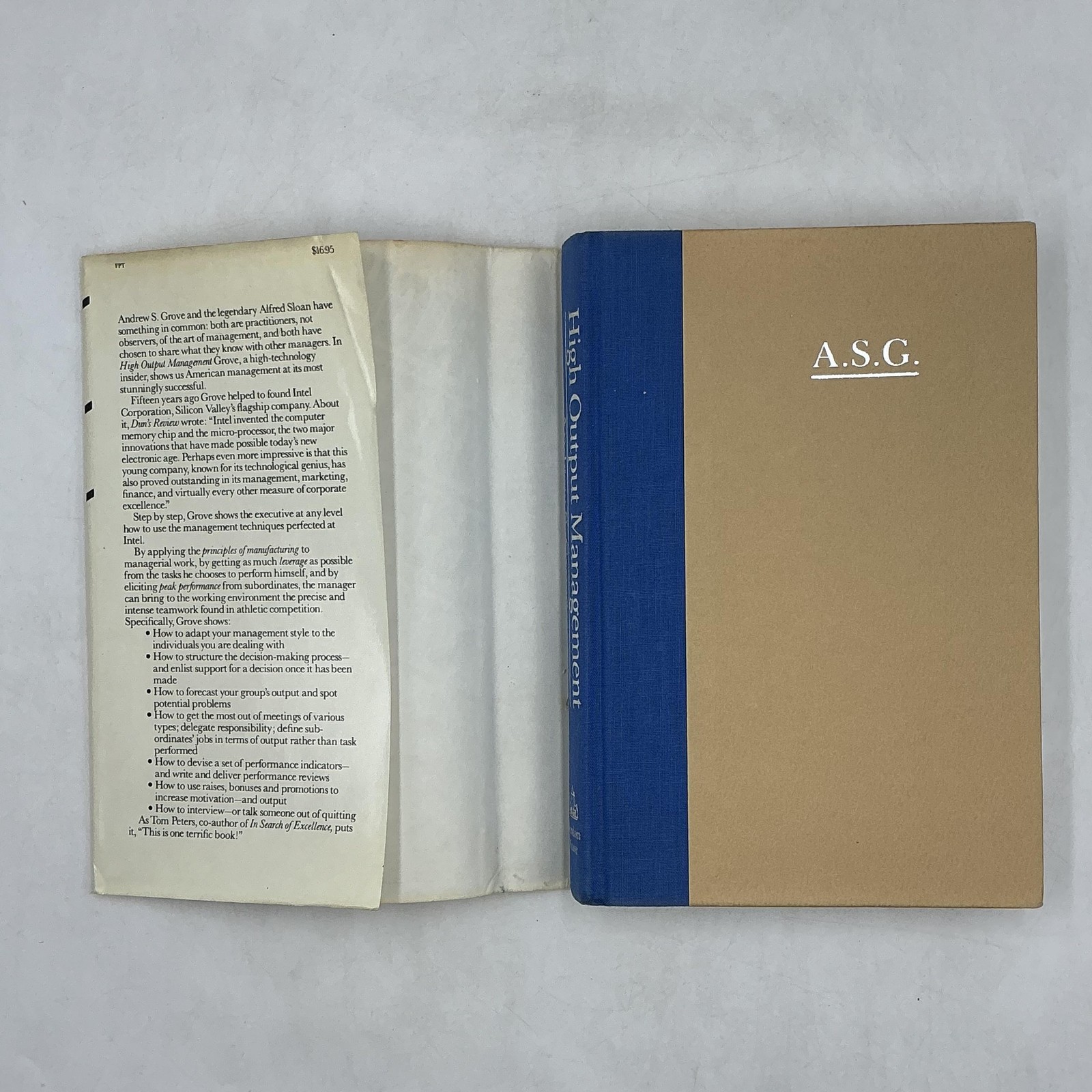 High Output Management Andrew S. Grove 1983 HC Random House 1st Ed