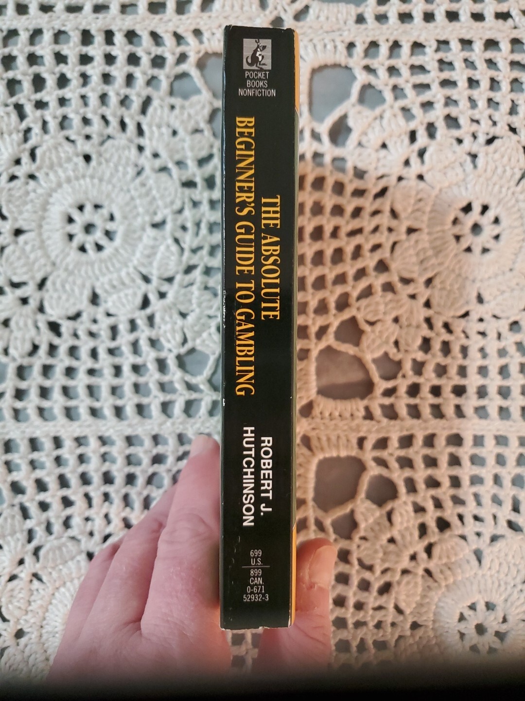 The Absolute Beginner’s Guide to Gambling Robert Hutchinson 1996 Pocket Books LN