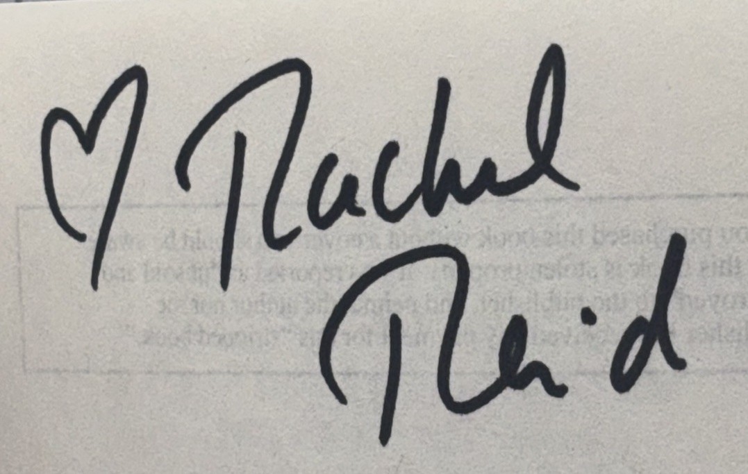 RACHEL REID TOUGH GUY SIGNED AUTOGRAPHED PAPERBACK BOOK HEATED RIVALRY HBO #2