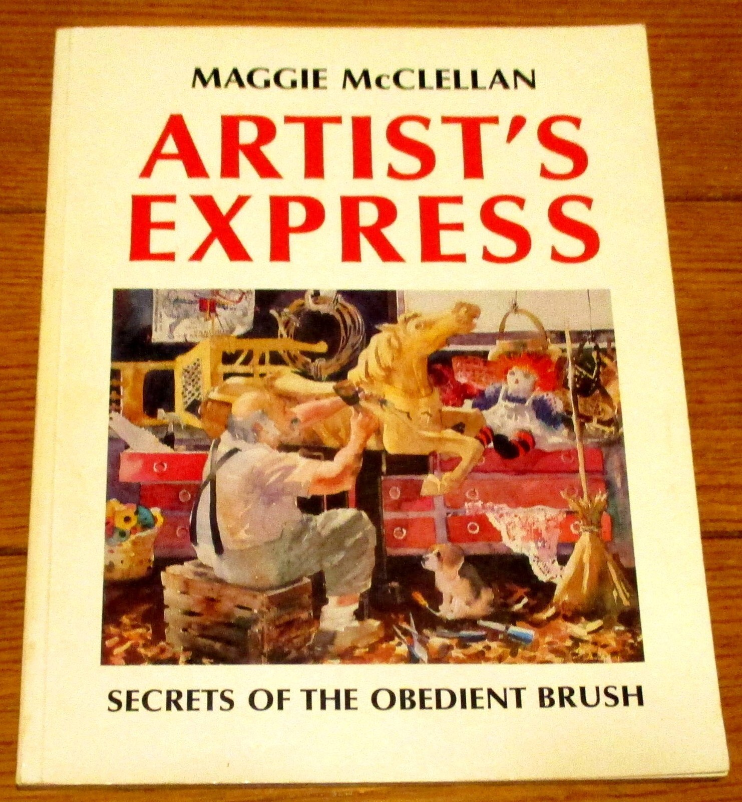 1989 Artist’s Express by Maggie McClellan SIGNED Softcover Book 117 Pages RARE