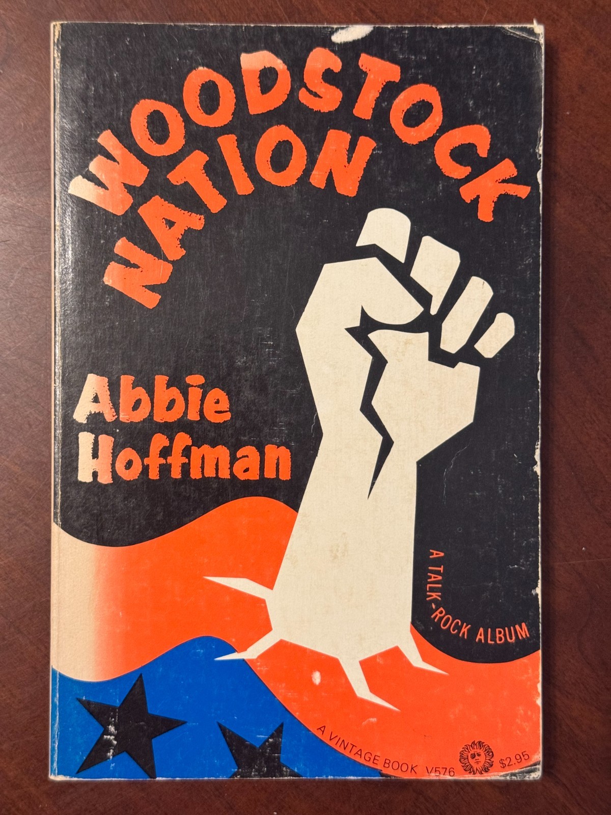 Abbie Hoffman WOODSTOCK NATION Talk-Rock Album vintage ills book 3rd print 1969