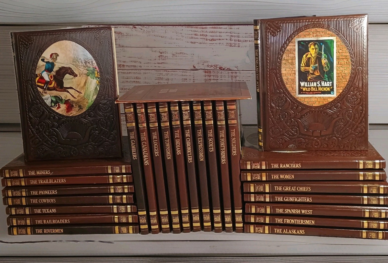 Time Life The Old West Series Books COMPLETE 26 Vol Set Leatherette + Index VG