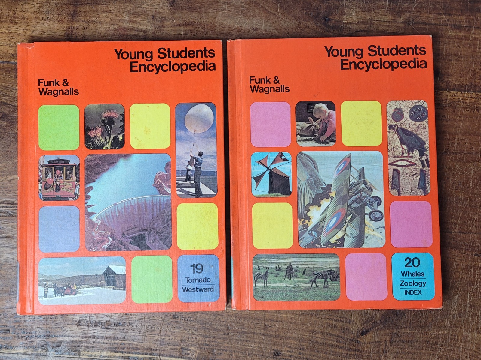 YOUNG STUDENTS ENCYCLOPEDIA (20 VOLUME SET) BY Funk & Wagnalls HARDCOVER 1972/73
