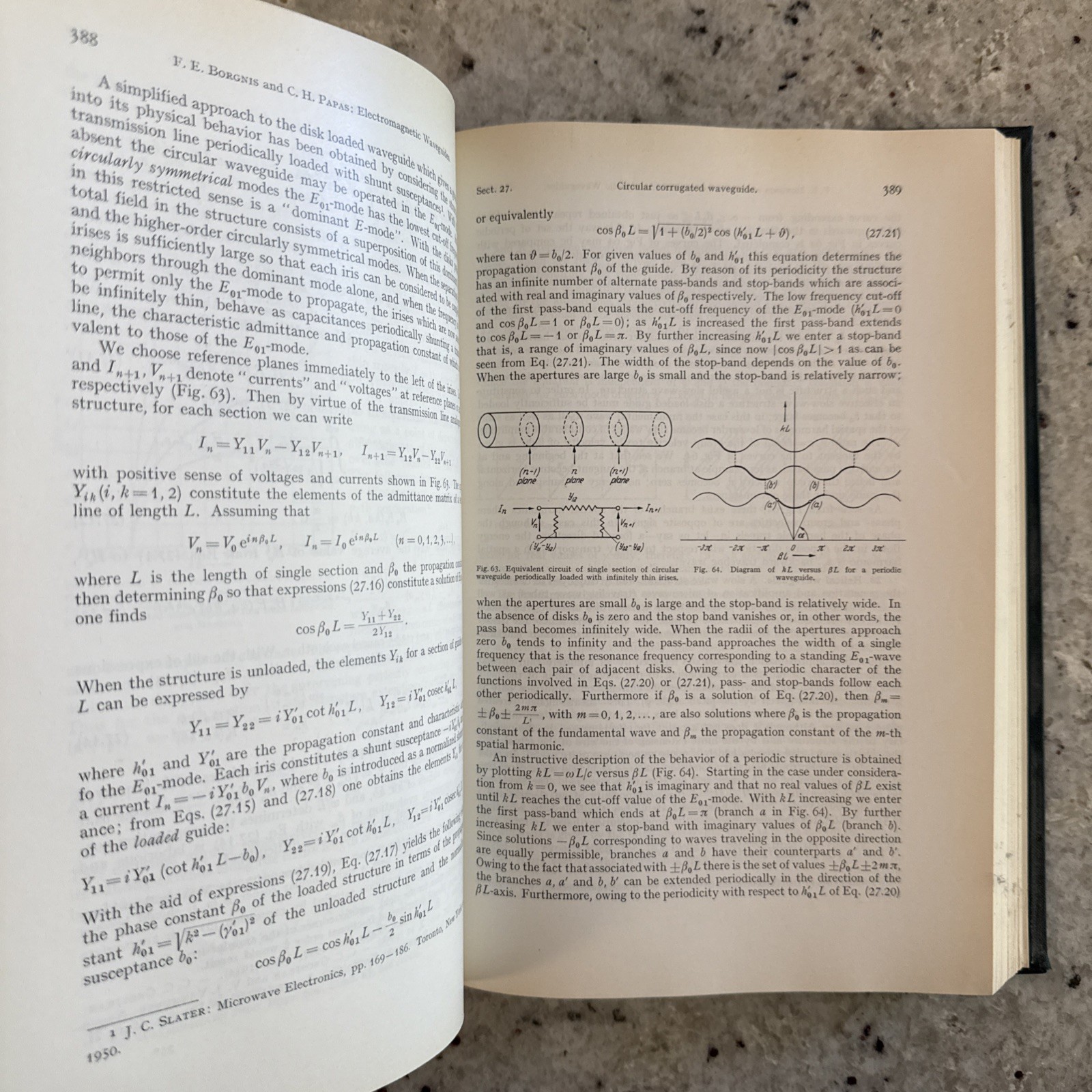 Vintage 1958 Springer Physics XVI: Electric Fields & Waves, Flügge HC Ger/Eng