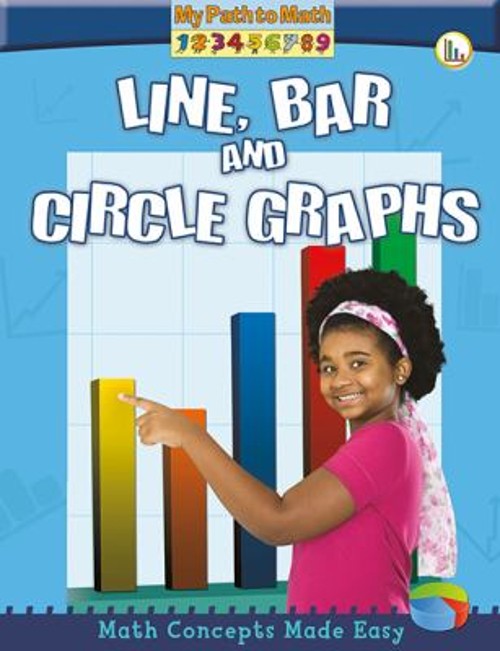 Line, Bar, and Circle Graphs Hardcover Claire Piddock