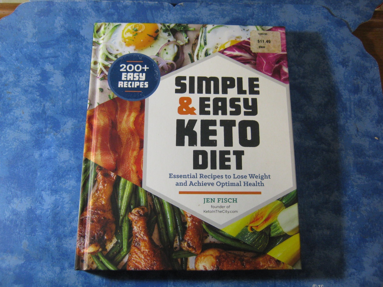 SIMPLE & EASY KETO DIET 200+ Easy Recipes JEN FISCH HC 2018 XLNT