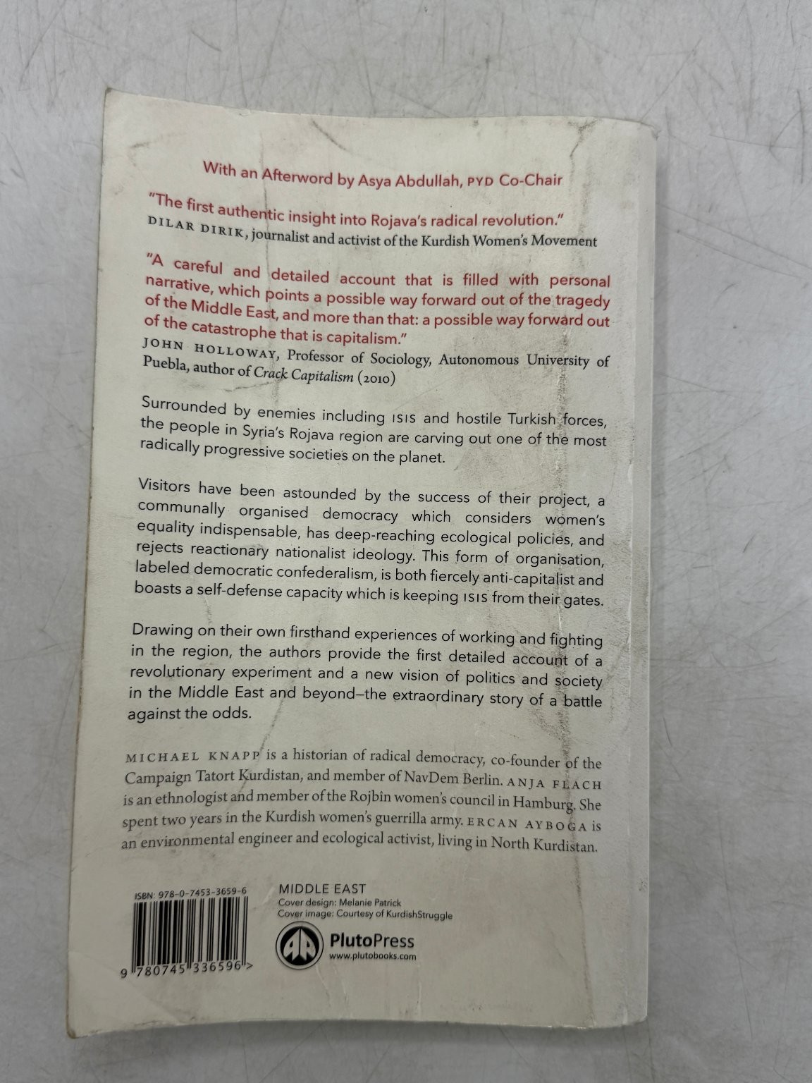Revolution in Rojava Knapp Flach Ayboga 2016 Paperback Middle East Pluto Press