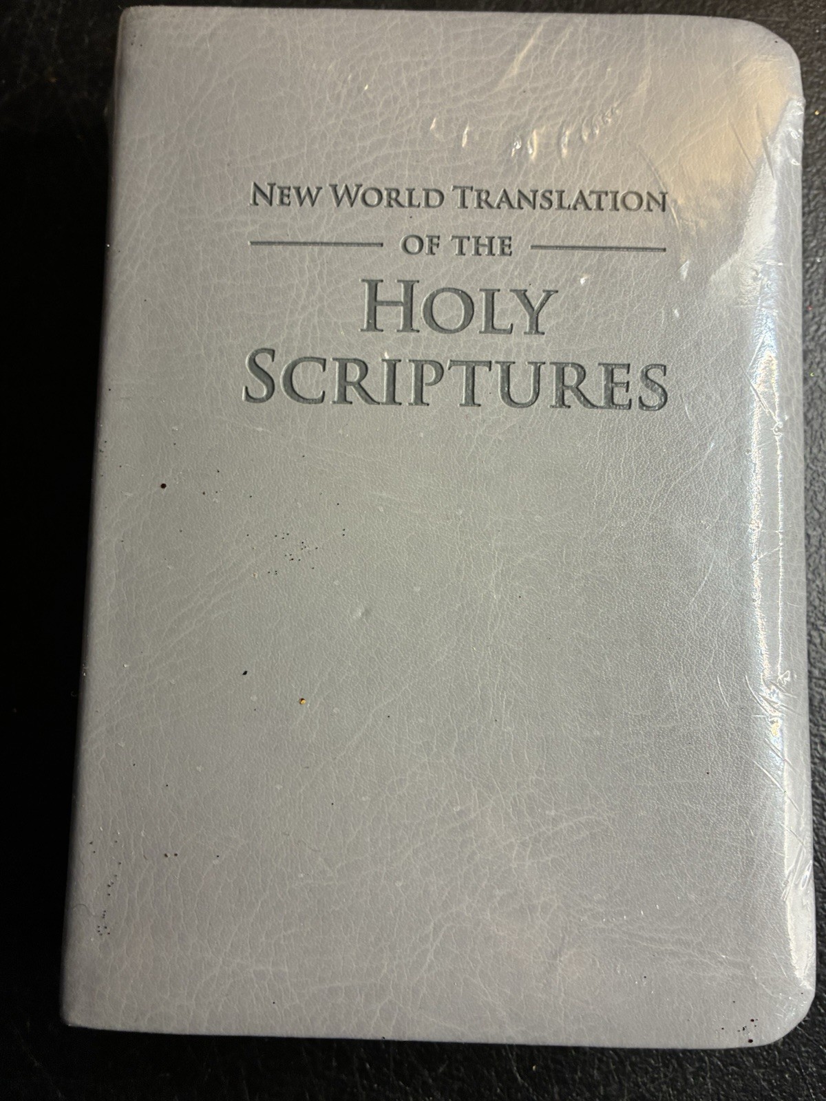 NEW World Translation of The Holy Scriptures Grey Leather Bound 2014 Holy Bible