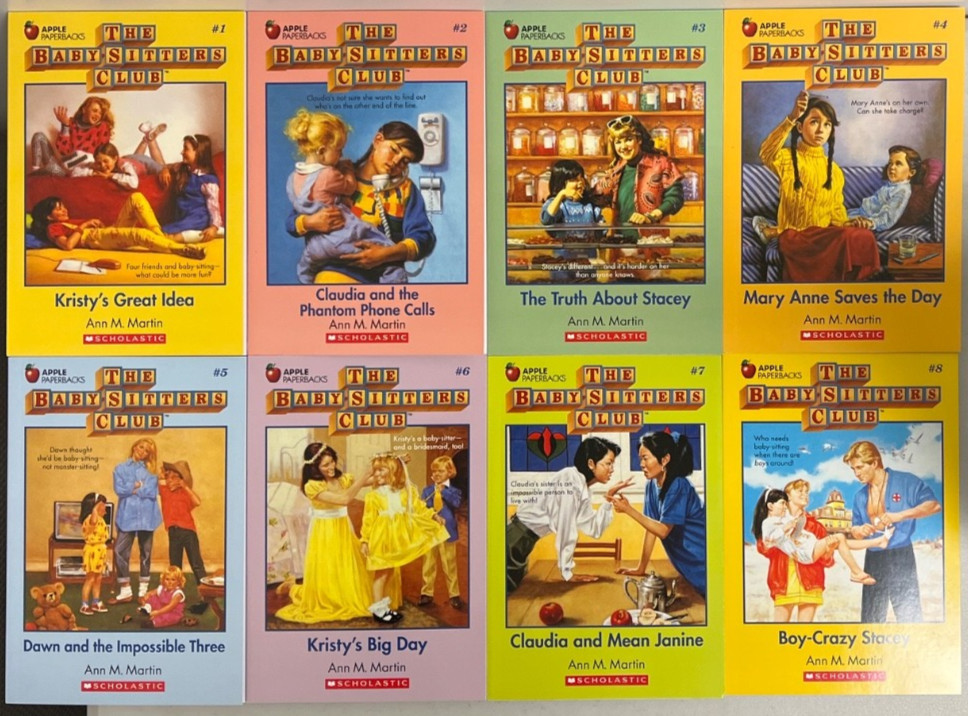 The Babysitters Club Chapter Books 1-8 Like New