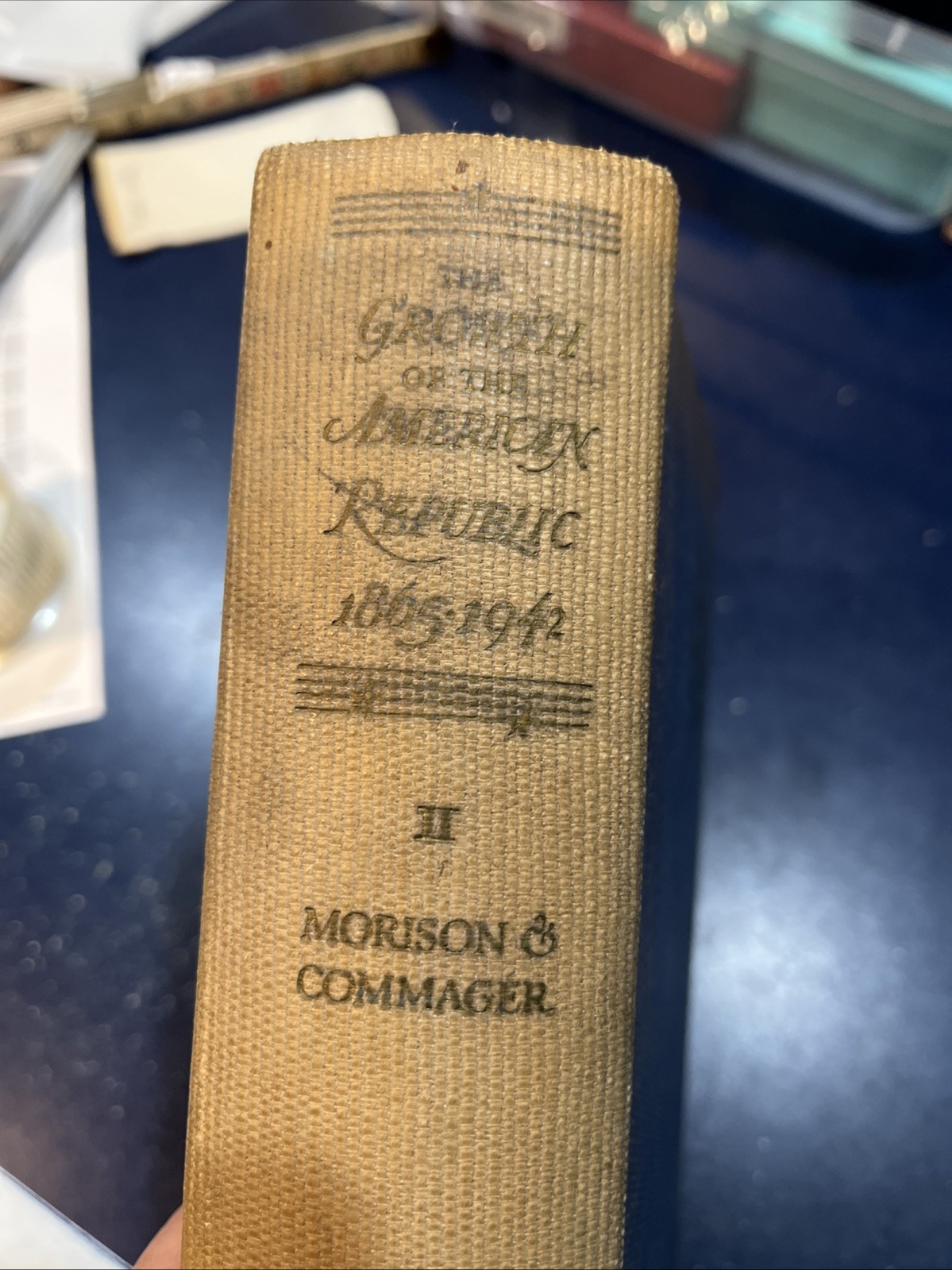 The Growth of the American Republic – Vol. 2 1946 HC w. Pullout Maps