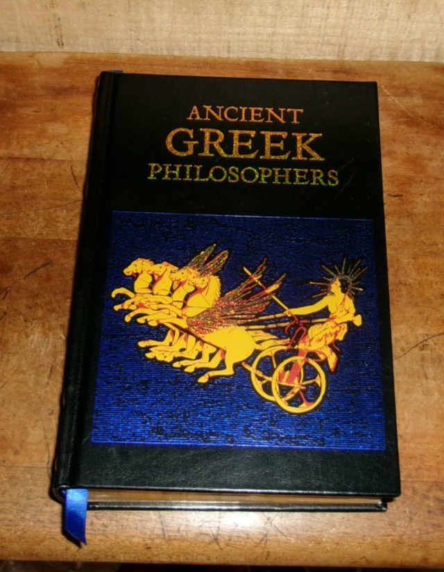 2018 Book Ancient Greek Philosophers; Leather Bond Canterbury 9781684125531