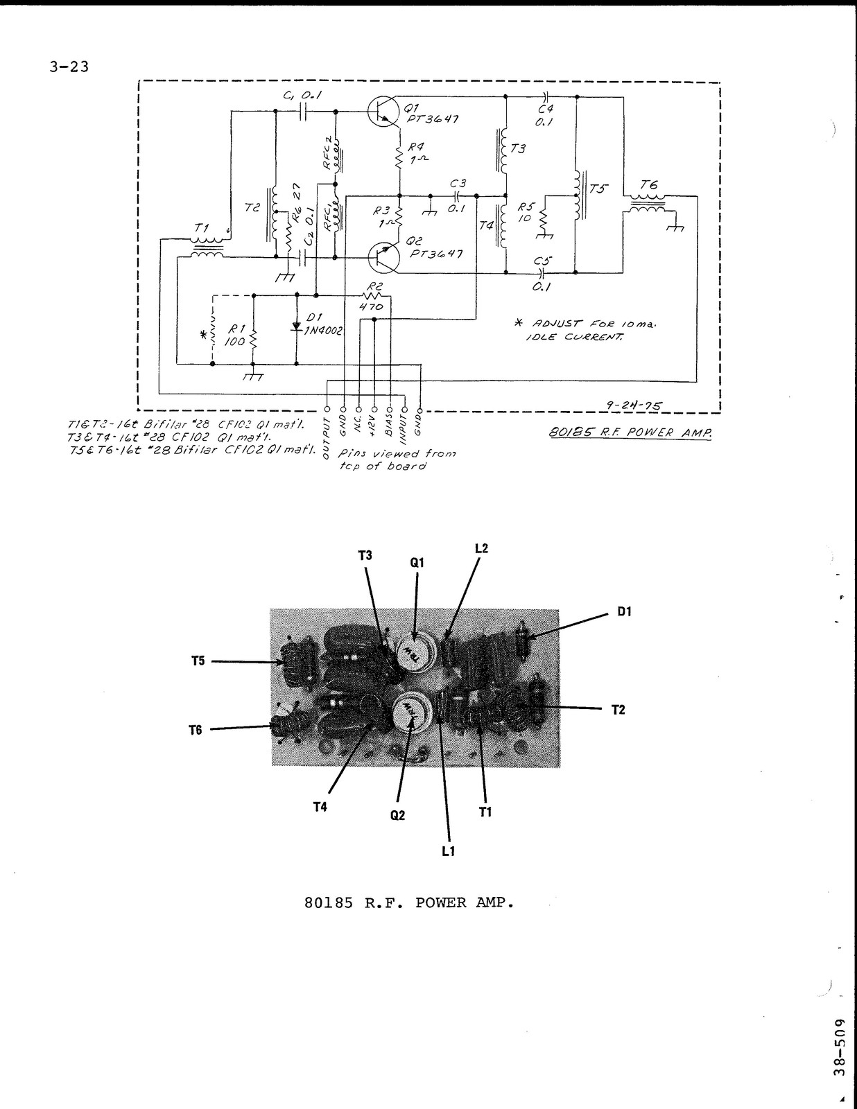 TEN TEC Argonaut Model 509 Owners Manual – STEEL WIRE BOUND – ROBUST COVERED