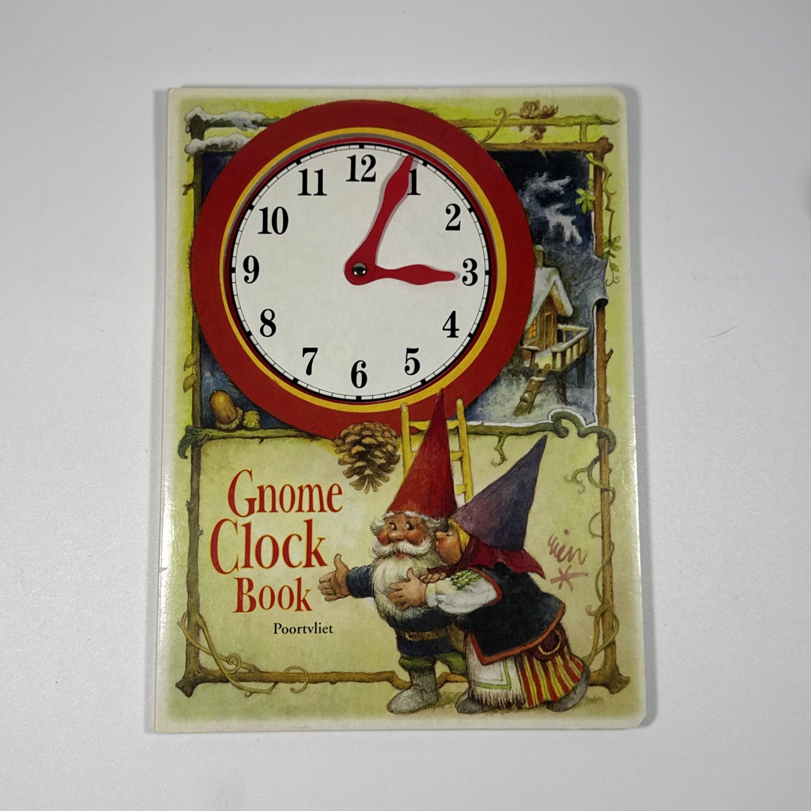Gnome Clock Book By Rien Poortvliet & Will Huygen – HC – VGUC
