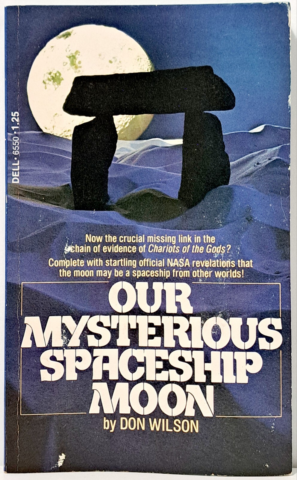 Our Mysterious Spaceship Moon | Don Wilson ~ Dell PB 1975 UFO Moon Conspiracy