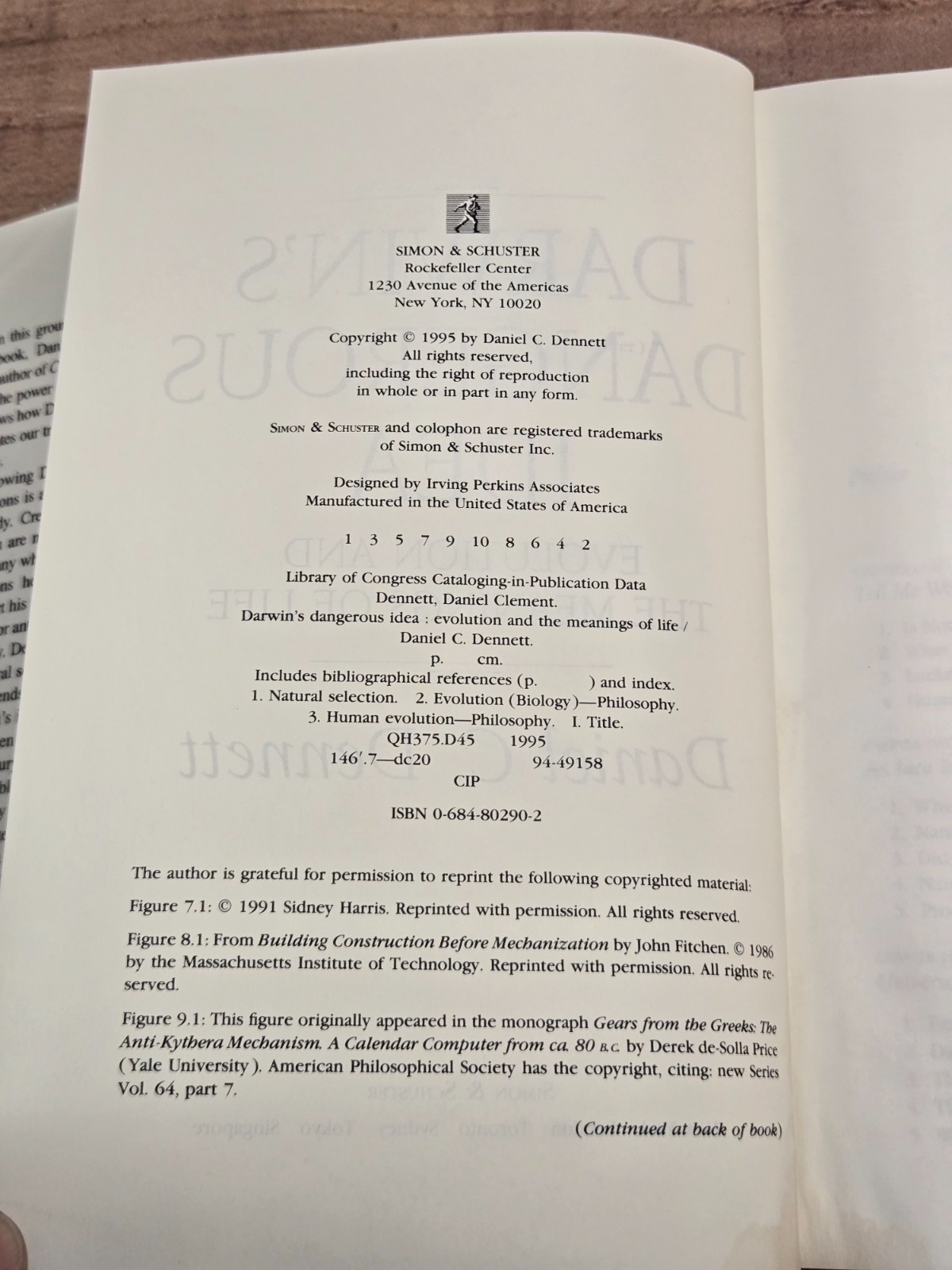 Darwin’s Dangerous Idea Daniel C. Dennett 1995 HCDJ Evolution Philosophy