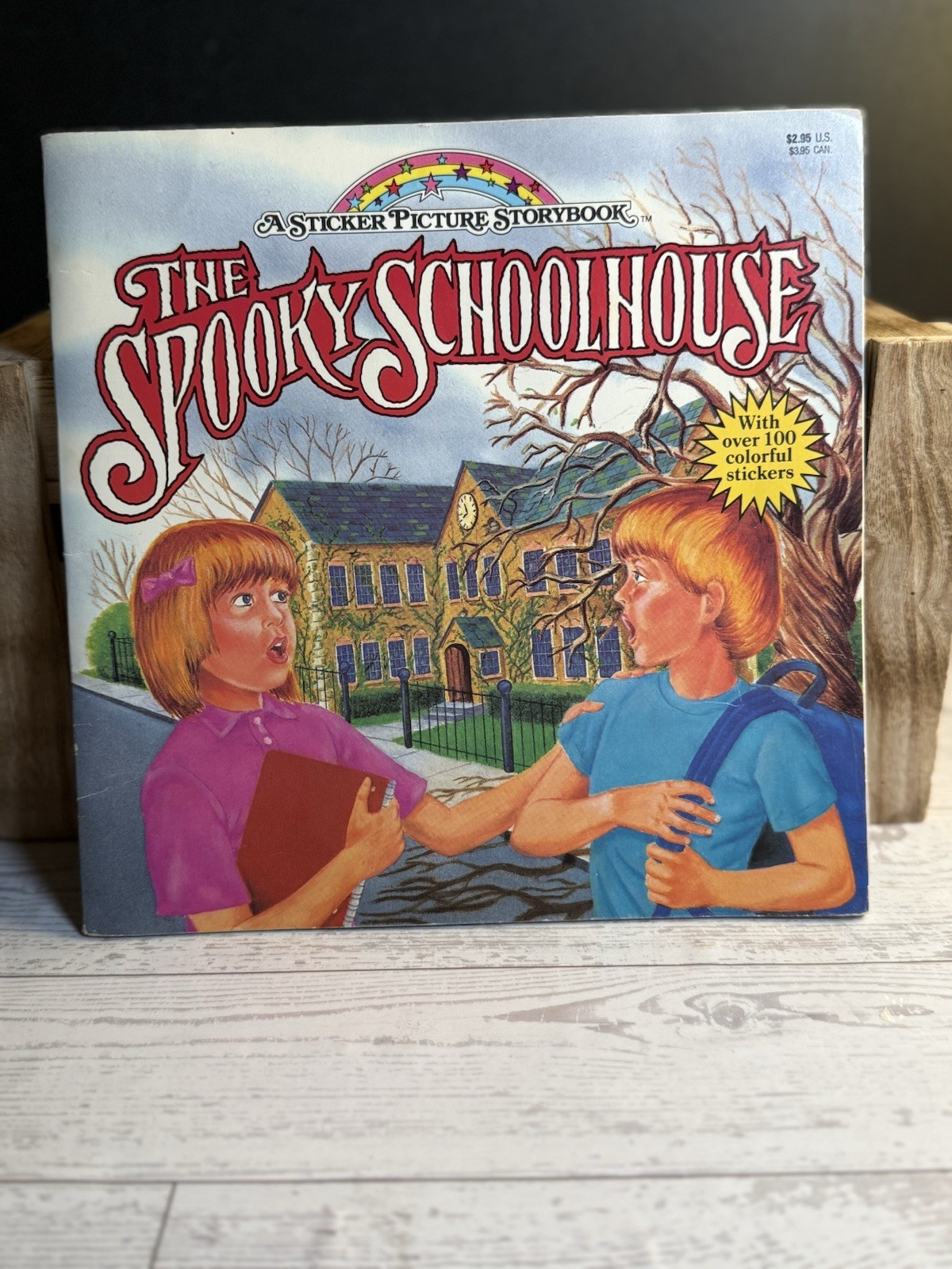 Vintage The Spooky Schoolhouse by Sara James Watermill Press 1989 Paperback
