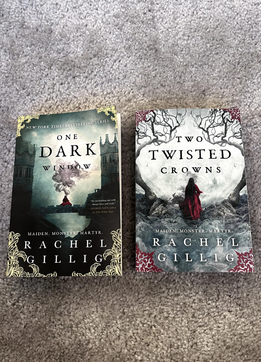 One Dark Window / Two Twisted Crowns by Rachel Gillig Large Paperbacks
