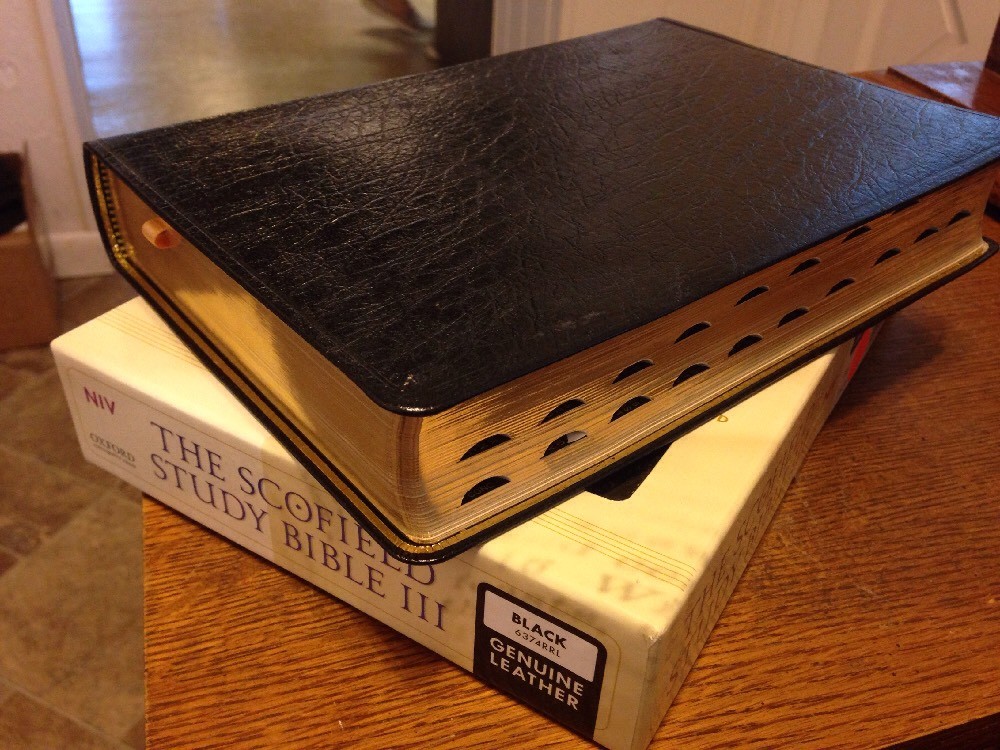 NEW! 1984 Scofield Study Bible III ~ NIV Black GENUINE Leather Indexed