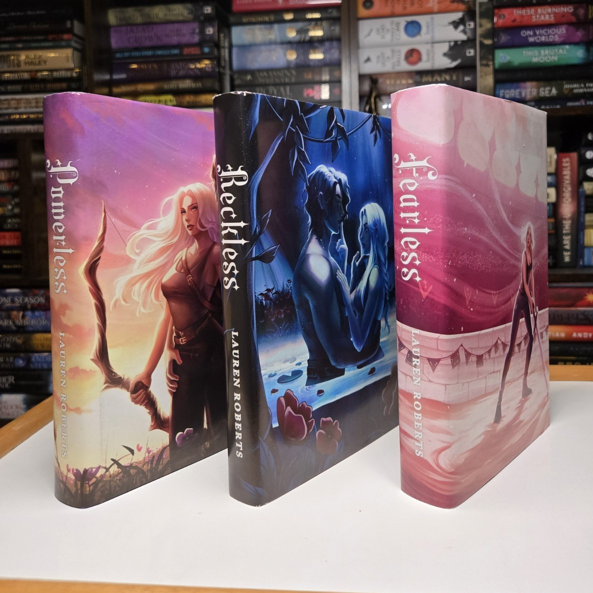 Lauren Roberts Powerless Series 3-Book Hardcover Waterstones Exclusives