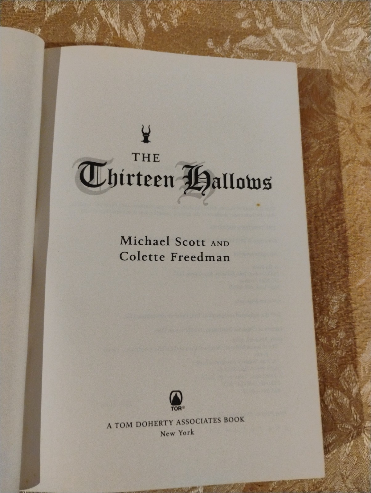 The Thirteen Hallows by Michael Scott & Collette Freedman ~ 2011 Hardcover Book