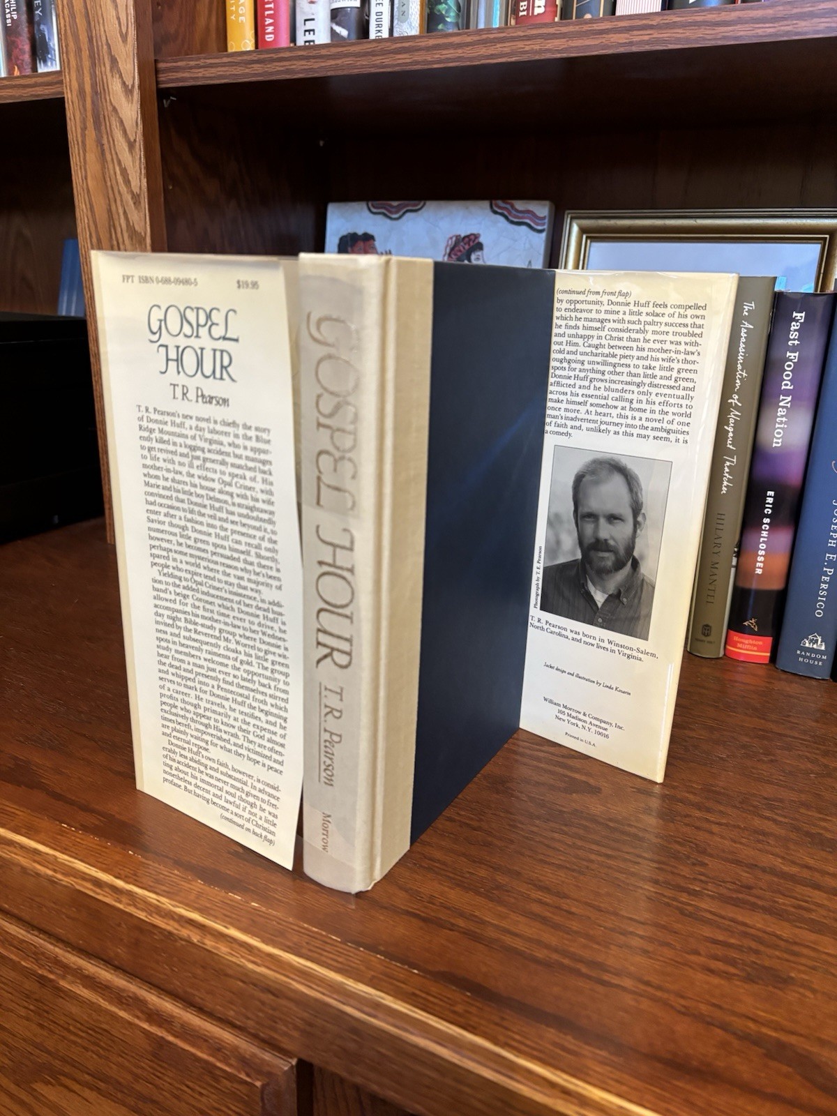 Gospel Hour. T.R. Pearson. Signed 1st HC Ptg Morrow 1991. Fine Unread