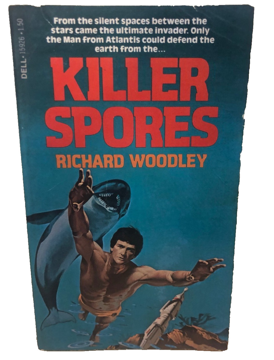 Killer Spores by Richard Woodley MAN FROM ATLANTIS VINTAGE SCIENCE FICTION SCIFI