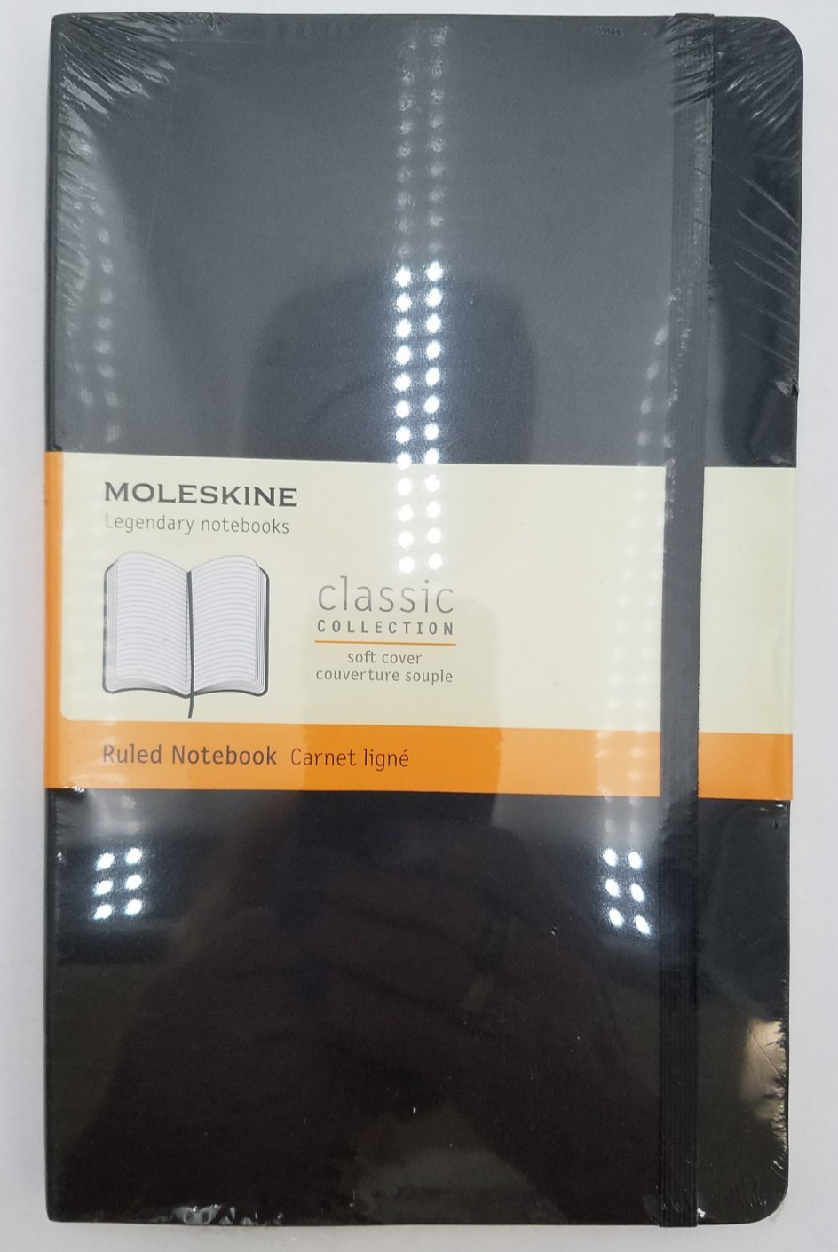 Moleskine Classic Ruled Notebook with Hard Cover & Elastic Closure Sealed New