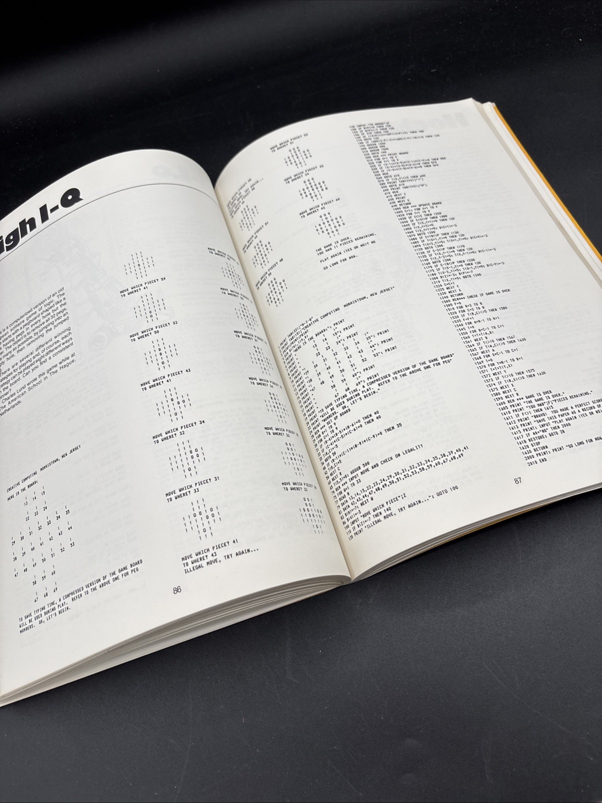 Basic Computer Games Microcomputer Edition David Ahi Early Home Computer 1st Ed