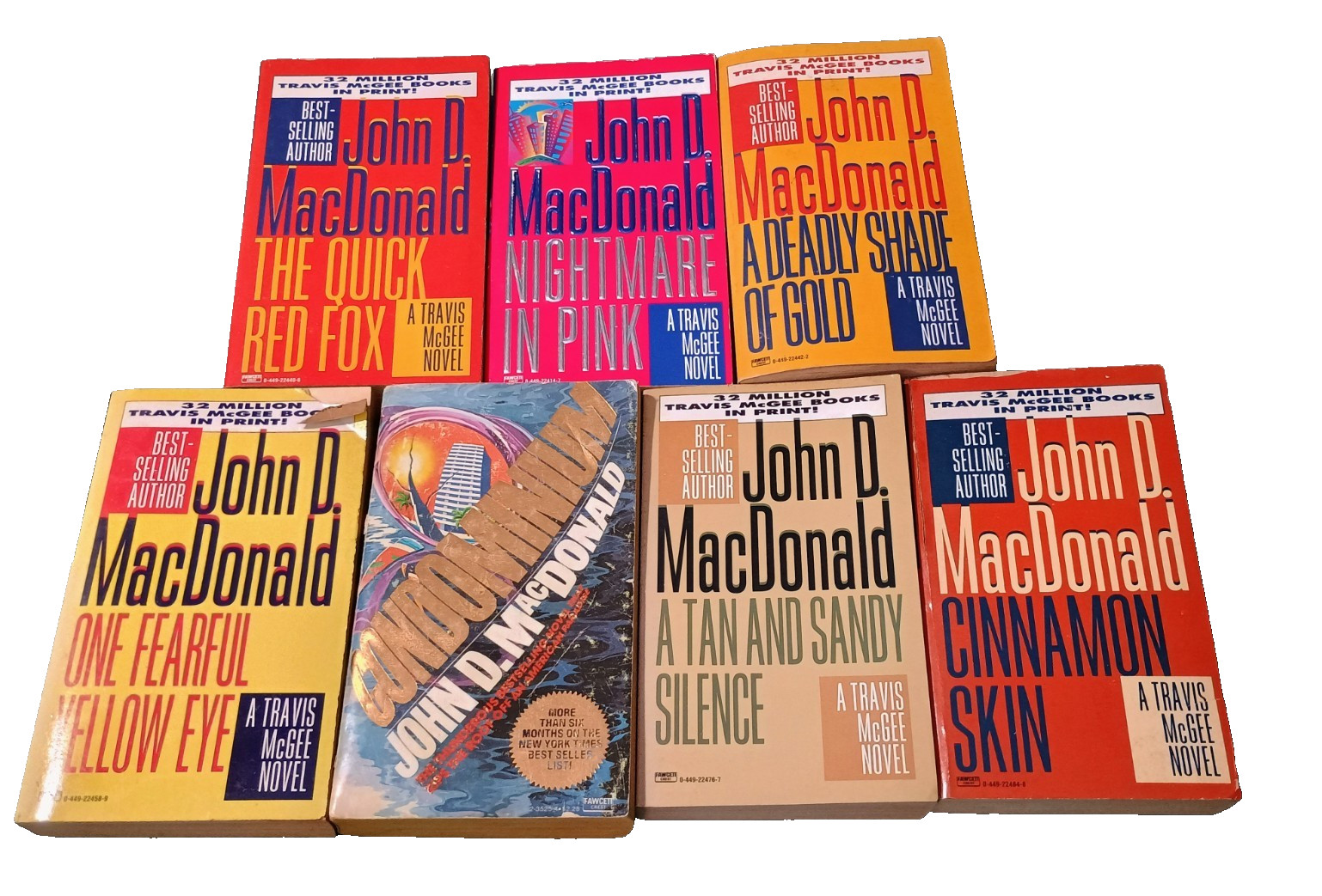 John D. MacDonald Novels, 7 Vintage Tales of Travis McGee