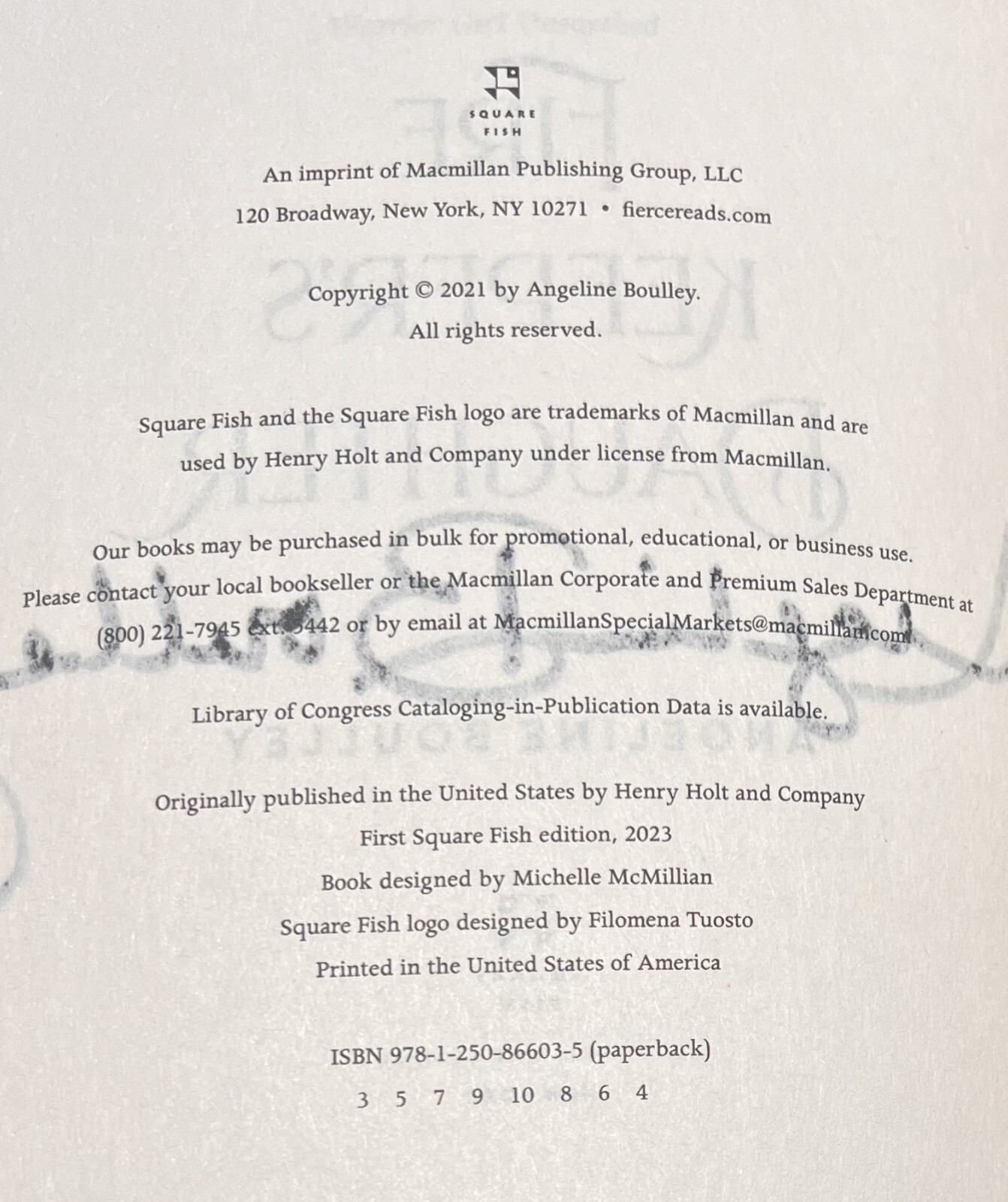SIGNED ~ FIREKEEPER’S DAUGHTER by Angeline Boulley (2021, Trade Paperback)