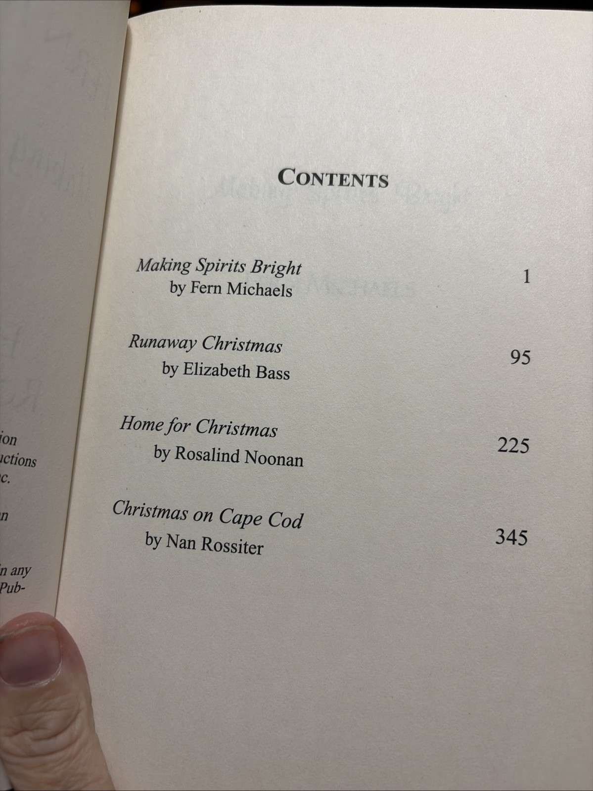 Making Spirits Bright Fern Michaels Hardcover Christmas Romance Anthology Novel