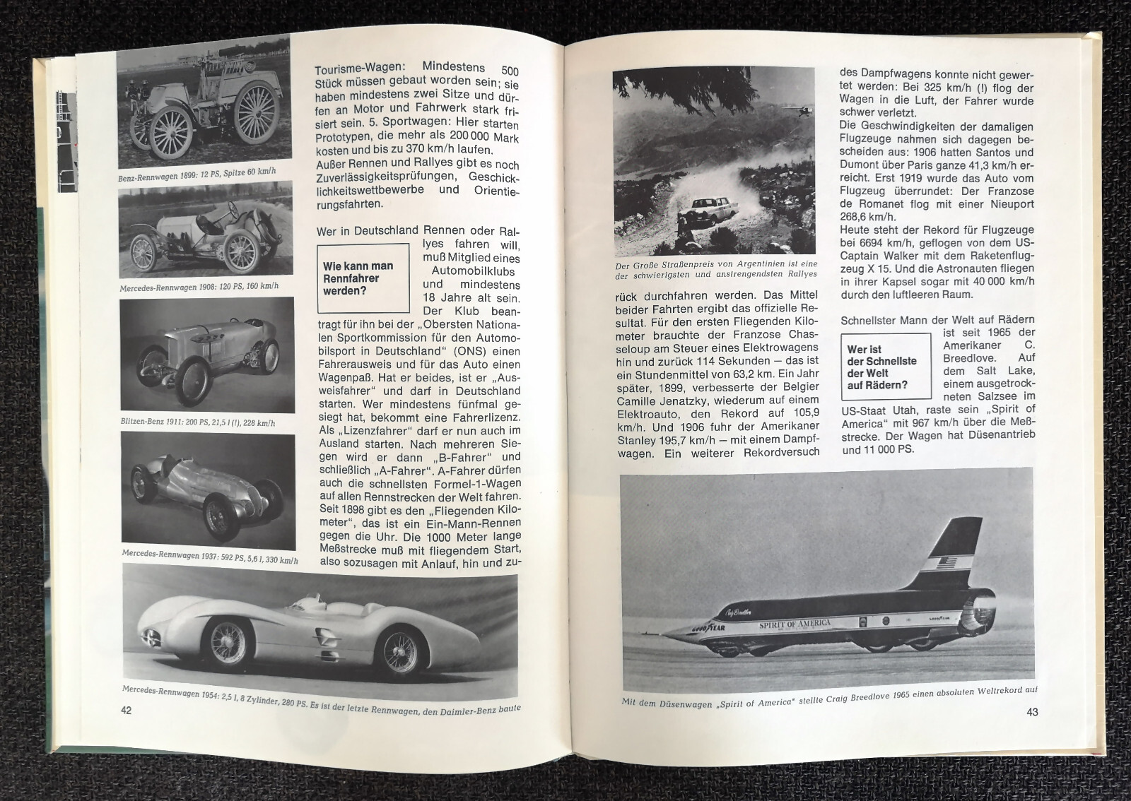 WAS IST WAS Buch “Das Auto”, Band 53, 210 x 280 mm, 48 S., 1974, Gebraucht!