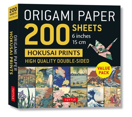 Origami Paper 200 Sheets Hokusai Prints 6 (15 CM): Tuttle Origami Paper: Double-