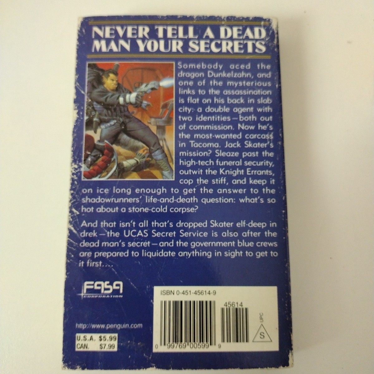 Shadowrun Headhunters by Mel Odom Paperback Novel RoC Fantasy