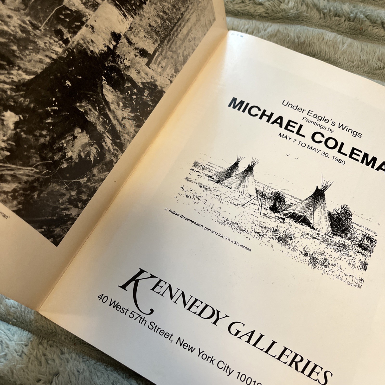 Under Eagle’s Wings Paintings by Michael Coleman 1980 Catalog Kennedy Galleries