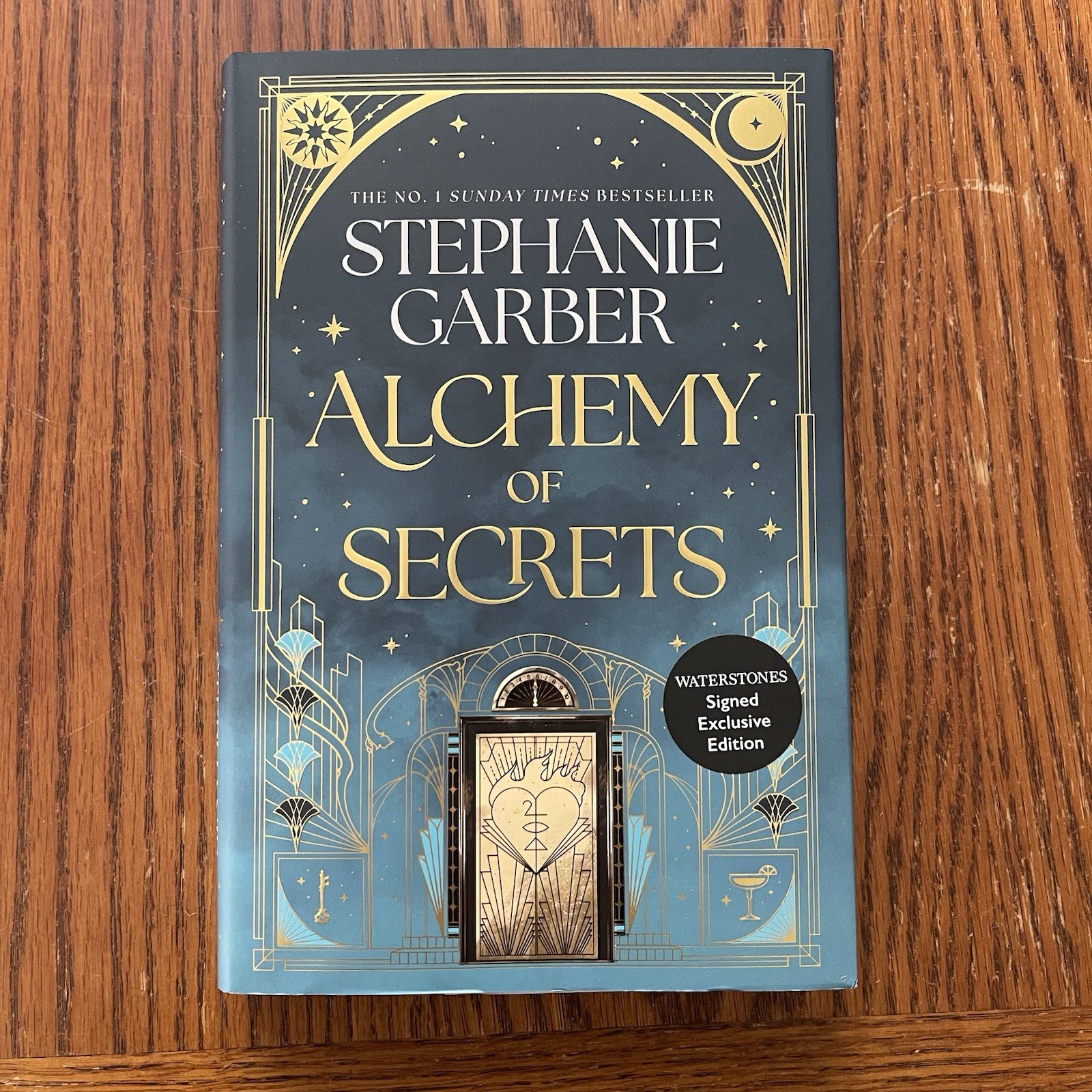 Signed Waterstones Alchemy of Secrets Stephanie Garber Key Cover