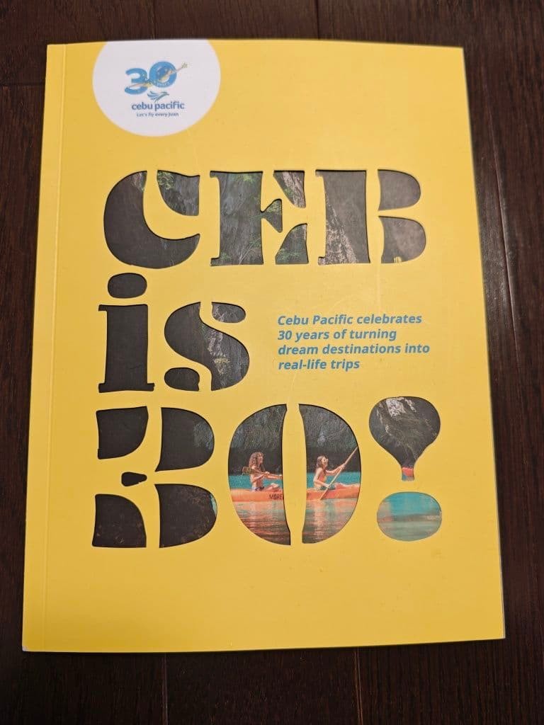 Cebu Pacific Air 30th Anniversary In-Flight Magazine Collectible