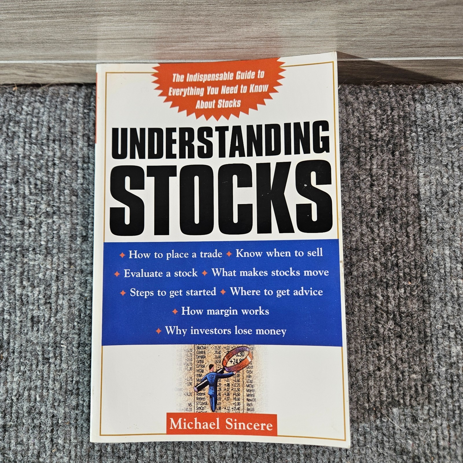 Understanding Stocks Michael Sincere Paperback Investing Trading Beginner Guide