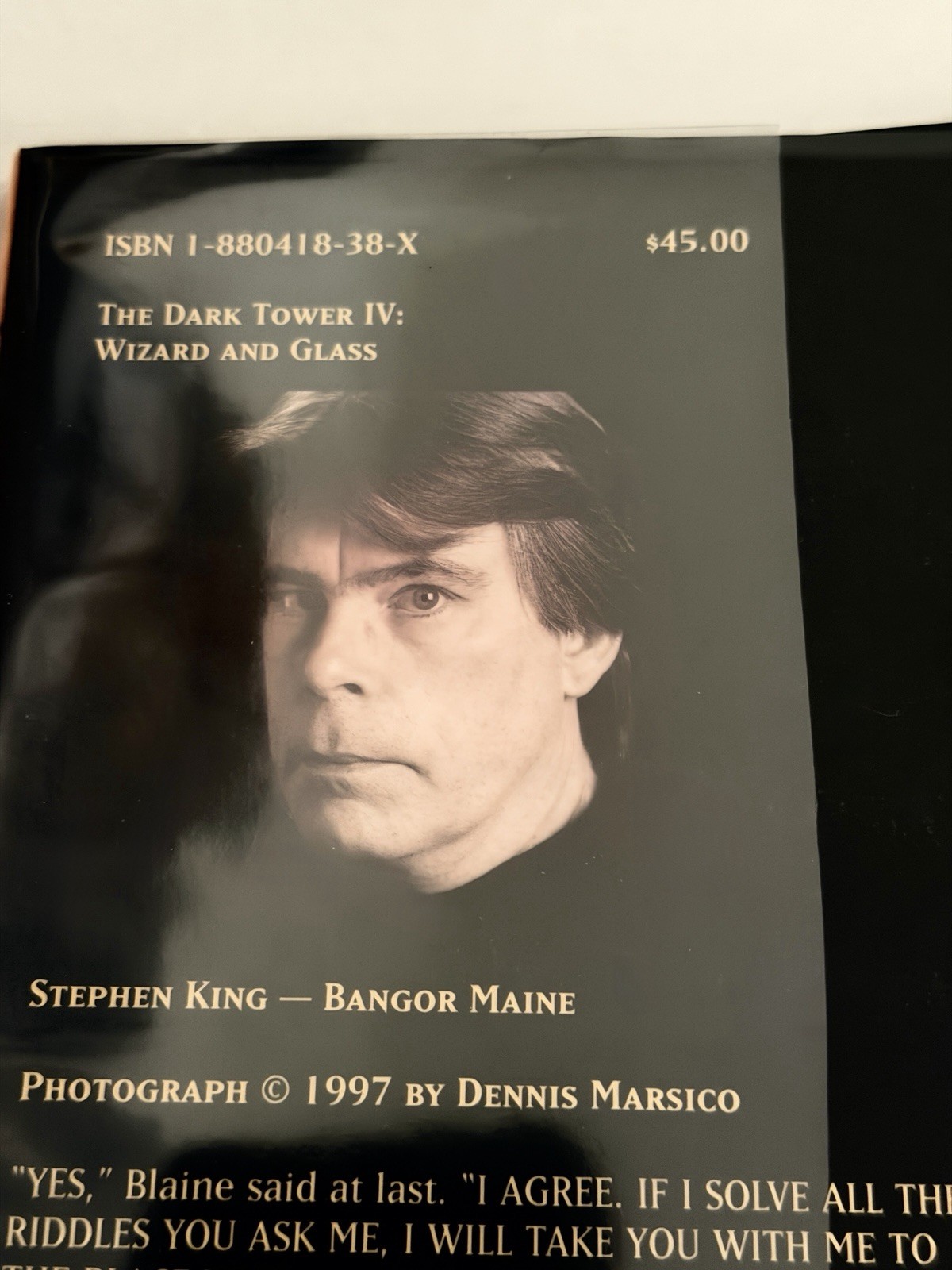 Dark Tower IV: Wizard and Glass by Stephen King – First Edition Hardcover Beauty
